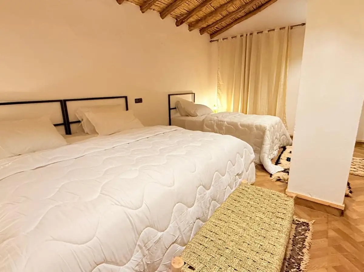 Un détail d'intérieur de la chambre.