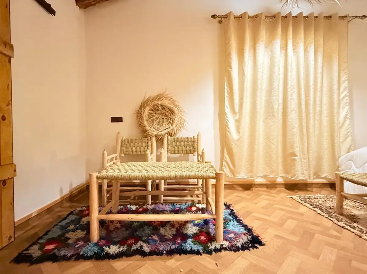 Un détail d'intérieur de la chambre.